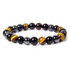 1 Natural Black Obsidian Hematite Tiger Eye Bead Bracelet For Men Magnetic For Women Soul Jewelry - Image 4