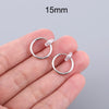 1 Pair Ear Cuff Fake Hoop Earrings Man Without Drilling Ear Clip On Earrings For Women Without Piercing Earring Non-Hole - Image 24