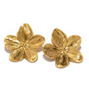 Stylish Vintage Flower Stud Earrings Gold Plated Stainless Steel For Women Party сережки женск - Image 10