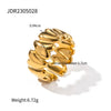 Imitation Pearl Stainless Steel Gold Color Ring for Women Engagement Party Gift Temperament Jewelry - Image 16