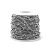 10 Meters Bulk Fancy Stainless Steel Satellite Chain Anti Bead Ball Cable Chain for Necklace Choker Anklet Making - Image 8