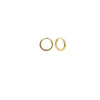 1/5 Pairs of Huggie Hoop Earrings for Women, Gold Plated Stainless Steel Lightweight Hinged Small Thin HoopS - Image 16