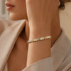Dainty Geometric Cubic Zircon Bracelets for Women Gold Plated Star Chain Bracelet Classic Little Jewelry Gifts - Image 2