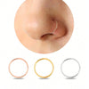 3Pcs Gold Plated Nose Rings Hoops for Women/Men, 22 Gauge 8mm Small Thin Nose Piercing Jewelry,Tiny Septum Cartilage Helix - Image 4