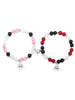 2 pcs of Spider Pendant Herat Shape Magnet Bead Elastic Couple's Bracelets, Bff Jewelry Gift - Image 17