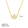 Miranda Y-Style Multi-Zircon Snake Chain Necklace with Tassel Starburst Pendant Light Round Bead Design for Sweat - Image 9