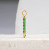 Titanium Dainty Cubic Zirconia Bar Charm for Lobe Ear Piercing Drop Dangle Earring - Image 4