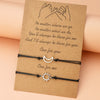 2pcs/set Minimalist Sun Moon Charm Couple Bracelet Friendship Jewelry Gift Handmade Adjustable Braided Rope Bracelets - Image 20