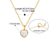 Round Cubic Zirconia Pendant Necklace in Necklace or Choker Styles - Image 9