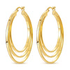 Earring Gold Series Silver Round Hoop Earring Moon Stars Teardrop Cladda Heart Earring For Women Jewellery - Image 23