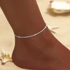 Shimmering Anklet Sparkly CZ Starry Foot Chain/Necklace/Bracelet Set for Women Minimalist Summer Beach Gift - Image 7