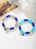 2 pcs of Spider Pendant Herat Shape Magnet Bead Elastic Couple's Bracelets, Bff Jewelry Gift - Image 10