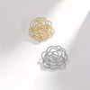 Classic Lady Crystal Folower Brooch Pin Women Men Delixate Shining Badges - Image 2
