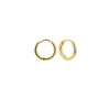 1/5 Pairs of Huggie Hoop Earrings for Women, Gold Plated Stainless Steel Lightweight Hinged Small Thin HoopS - Image 9