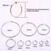 1 Pair Ear Cuff Fake Hoop Earrings Man Without Drilling Ear Clip On Earrings For Women Without Piercing Earring Non-Hole - Image 2