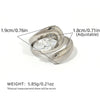 Statement Stainless Steel Delicate Shiny Cubic Zirconia Ring For Women Gold Pvd Plated Finger Jewelry Gift - Image 31