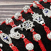 12Pcs/Set Evil Eye Bracelet Set for Both Men and Women Woven Red Bracelet Adjustable to Protect Friendship - Image 4