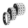 3Pcs Studded Punk Bracelets for Men Women Buckle Cuffs Pyramid Wristband Rivet Cuff Bangle Wear Proms Rock Costumes Black - Image 7