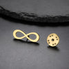 Infinite Symbol Brooch For Women Men Stainless Steel Geometry Pin Brooch Jewelry Birthday Gifts - Image 3