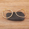 Classic Round Beads Charm Bracelets Adjustable 3 Sizes For Women Simple Style Chain Bangles Jewelry Party Gifts - Image 5