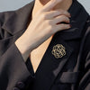Classic Lady Crystal Folower Brooch Pin Women Men Delixate Shining Badges - Image 5
