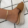Classic Snake Chain Anklet for Women Adjustable Gold Silver Color Stainless Steel Foot Jewelry Birthday Gift - Image 4
