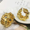 African Nigeria Big Drop Earrings Copper Large Style Stereoscopic For Women Party Wedding Gifts - Image 6