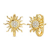 Earring Gold Series Silver Round Hoop Earring Moon Stars Teardrop Cladda Heart Earring For Women Jewellery - Image 27
