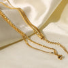 Stainless Steel Flat Snake-Chain Necklace in Multiple Styles - Image 4