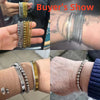 Silver Color Elastic Stainless Steel Bracelet Metal Ball 2/4/5/6/8/10mm Beaded Chain Bracelet For Women Men Jewelry - Image 6