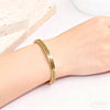 316L Stainless Steel Hollow Great Wall Pattern Bangles Bracelets for Women Jewelry Multicolor Bangles Accessories - Image 5