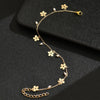 Women's Hollow Heart Star Moon Anklet Adjustable Shiny Beach Ankle Bracelet, Summer Jewelry Sparkly Gift for Her - Image 3