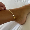 Classic Snake Chain Anklet for Women Adjustable Gold Silver Color Stainless Steel Foot Jewelry Birthday Gift - Image 3