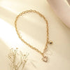 Accessories for Women Love Heart OT Buckle Necklace for Women Temperament Clavicle Chain Wedding Party Jewelry Gift collares