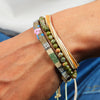3pcs/set Men's Braided Bracelet Set, Stone Couple's Bracelet, Bohemian Ethnic Cotton and Linen Hand-woven Bracelet - Image 16