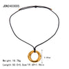 Stainless Steel Micro Cord Necklaces Women Statement Metal Gold Plated Jewelry collares - Image 18