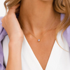 Stainless Steel Birthstone Pendant Necklace with 38 cm Chain and 5 cm Extension - Image 22