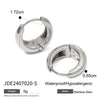 Simple Classic Gold Color Plated Stainless Steel Chubby Earrings 12mm 14mm 18mm Women's Jewelry - Image 12