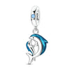 Silver Blue Charms Whale Shark Sea Turtle Dolphin Seahorse Pendant Bead Fit Bangle Bracelet Charms Jewelry - Image 7