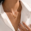 Long Layered Pendant Necklace Stainless Steel Necklace Chocker Necklaces for Women Jewelry - Image 13