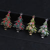 Christmas Tree Brooches For Women Colorful Rhinestone Brooch Pins Jewelry Lady Clothes Accessories Xmas Gift - Image 2