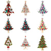 Christmas Tree Brooches For Women Colorful Rhinestone Brooch Pins Jewelry Lady Clothes Accessories Xmas Gift - Image 1