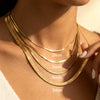 Stainless Steel Snake Chain Necklace in 2 mm to 5 mm Widths - Image 5