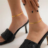 Classic Snake Chain Anklet for Women Adjustable Gold Silver Color Stainless Steel Foot Jewelry Birthday Gift - Image 2