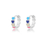 Pink Enamel Heart Hoop Earrings For Women Vintage Gold Plated Stainless Steel Earrings Jewelry - Image 7