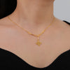 Vintage Witch Knot Pendant Necklace Celtic Women's Witch Protection Talisman Stainless Steel Simple Jewelry - Image 4