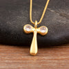 Shiny A-Z Letters Inlaid Rhinestones Pendant Necklace For Female Male Initial Name Clavicle Chain Accessories - Image 27