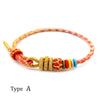 Hand-knitted Multicolor Bracelets Cotton Thread Simple Romantic Dragon-Tie Bracelet Rope Accessories Gift - Image 3