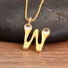Shiny A-Z Letters Inlaid Rhinestones Pendant Necklace For Female Male Initial Name Clavicle Chain Accessories - Image 30