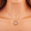 Light Crown Shape Shiny Zircon Charm Pendant Necklace 6 Styles For Women Girl Lucky Jewelry Delicate Gifts - Image 3